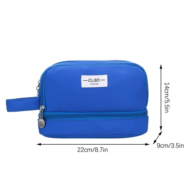 Pompotops Large Capacity Double Layer Pencil Case, Multifunctional Stationery Bag For Girl, Boy, Man, Woman Clearance