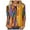 Orange, variant on Raeneomay 3/4 Length Sleeve Womens Tops Women's Fashion Printed T-Shirt Blouse Round Neck Casual Tops