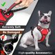 thumbnail image 2 of Chaleco para perros de servicio WINSEE, arnés sin tirones con 7 parches, rojo, 2 of 7