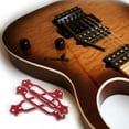 thumbnail image 4 of BRIGHTFUFU 3 Pcs Anneau Chromé Rouge en Plastique pour Performance Musicale et Guitare Acoustique, 4 of 8