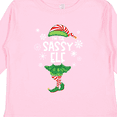 thumbnail image 4 of Inktastic Funny Christmas I'm the Sassy Elf with Shoes and Hat Boys or Girls Long Sleeve Toddler T-Shirt, 4 of 5
