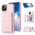 thumbnail image 1 of SaniMore for iPhone 14 Plus (6.7" 2022) Case, Flip PU Leather Diamond-Shaped with Built-in Card Slots, Kickstand and Shockproof Anti-drop Phone Case for iPhone 14 Plus Wallet Shell, Pink, 1 of 8