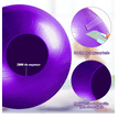thumbnail image 4 of Pelota Fitness De Ejercicio Para Yoga Pilates 65cm Con Bomba Xtellar rosa, 4 of 4