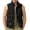 Black, variant on GrmtClth Men's Stand Collar Zipper Vest Multiple Flap And Zip Pockets Lightweight Sleeveless Top Outdoor Leisure Casual Waistcoat Black 3XL