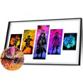 thumbnail image 2 of Wdftyju 5D Diamond Painting 5 Paneles Anime DIY Full Round Drill Mosaic Set (Y562) Wdftyju 6dd9fn8lx9uj8ex6D01, 2 of 9