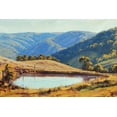 thumbnail image 2 of Gercken, Graham 18x13 Gold Ornate Wood Framed with Double Matting Museum Art Print Titled - Kanimba Valley Dam, 2 of 4