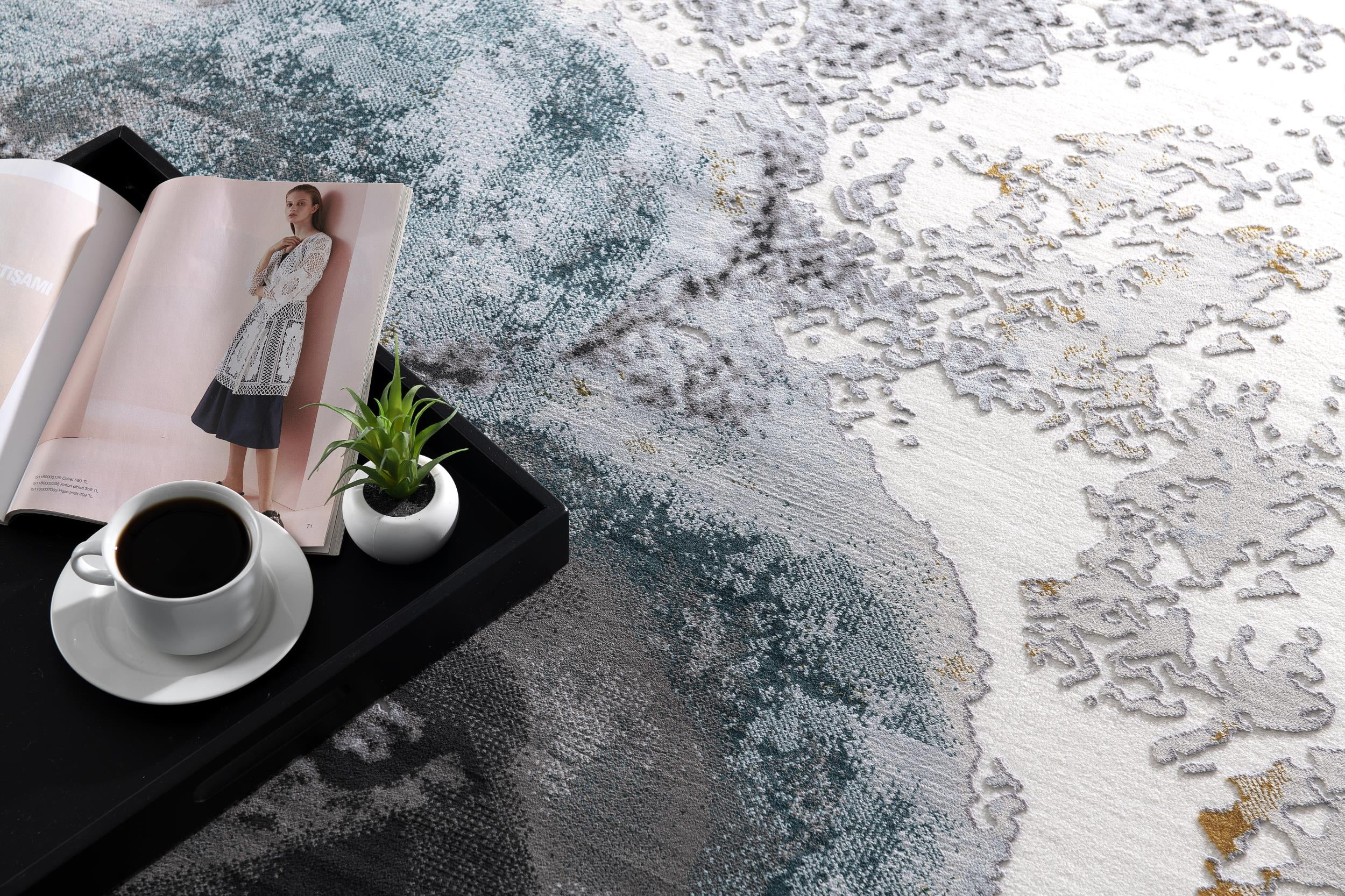 Rug Branch Oasis Collection Modern Abstract Area Rug