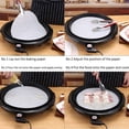 thumbnail image 3 of 500 Piezas de Papel Antiadherente, (25 cm) Hojas Redondas de Papel Antiadherente para Hornear Papel de Aluminio para Parfaits Hamburguesas con Queso Fricadelles Dumplings Pan Barbacoa Antiadhere, 3 of 5