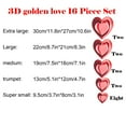 thumbnail image 2 of Valentine's Day Hanging Heart Decor - 16PCS Reusable Paper Ornaments, Easy-to-Hang Romantic Gift for Home Party, 2 of 2