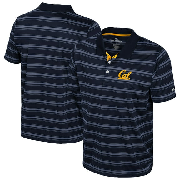 Men's Colosseum  Navy Cal Bears Milk Steak Polo