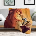 thumbnail image 6 of The Lion King Blanket, Super Soft Cozy Flannel Throw Blanket Bedding Gifts for Kids Adults, Warm Fleece Blankets for Sofa Couch Chair Bed Living Room 40"x30", 6 of 8