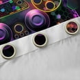 thumbnail image 4 of Castle Fairy Video Game Boy Black Out Curtains,Geometric Honeycomb Curtains Pack of 2 (42x63 Each),Abstract Gradient Gamepads Bedroom Curtains,Breathable Home Decor, 4 of 6