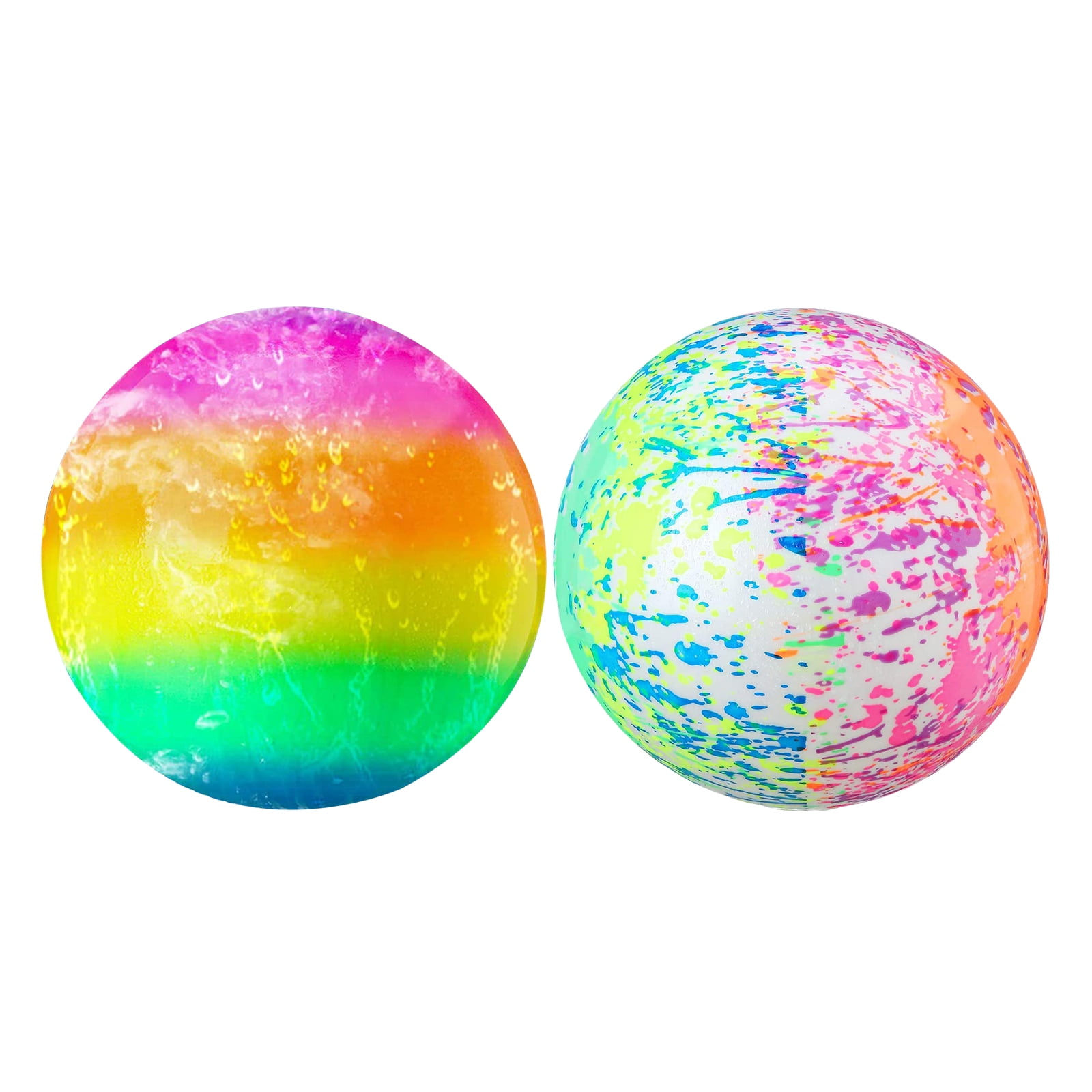 22cm Inflatable Rainbow Colorful 8 Inch Beach Ball Multi-color Water Polo 