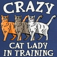 thumbnail image 2 of CafePress - Crazy Cat Lady Maternity Dark T Shirt - Maternity Dark T-Shirt, 2 of 3