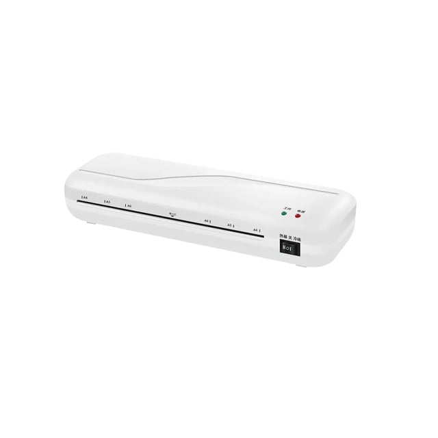 Office Hot And Cold Fast Warm-Up Roll Laminator Machine For A4 Paper Document Photo