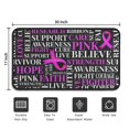 thumbnail image 5 of Breast Cancer Door Rugs,Washable Non Slip Door Mats Indoor,Decorative Door Mats,Entry Mat Indoor for Entrance,Bedroom,Kitchen,Bathroom,30"x17", 5 of 6