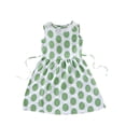 thumbnail image 2 of Piuwrlz Summer Dresses for Girls Casual Play Dresses Suspender Crew Neck Pleated Skirts Multicolor Size 7 Years, 2 of 3