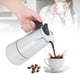 thumbnail image 2 of Juego de cafetera eléctrica de acero inoxidable - 450 ml, enchufe UE 220-240 V, 2 of 10