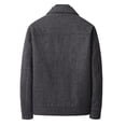 thumbnail image 2 of New autumn and winter woolen coat for men, light business style，Autumn and winter long-sleeved casual jacket for men, 2 of 5