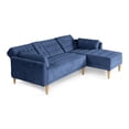 thumbnail image 4 of Sala Modular Reversible De Velvet Azul Modelo Hassan, 4 of 9