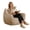 24"/Beige, variant on Palifte Bean Bag Chair for Adults, Kids Chairs for Bedroom with Hand and Back Support, 24" x 26.4" x 21.3" Pink