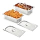 thumbnail image 1 of 2 Pack Steam Table Pan with Lids, 1/3 Size 4 Inch Deep, 1 of 5