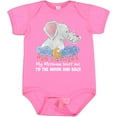 thumbnail image 3 of Inktastic My Meemaw Loves Me to the Moon and Back Elephant Family Boys or Girls Baby Bodysuit, 3 of 5