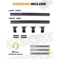 thumbnail image 3 of Roof Rack Cross Bars for 2021-2023 Toyota Sienna Rail Luggage Carrier Aluminum, 3 of 9