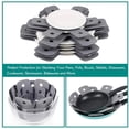 thumbnail image 5 of Pan Pot Protectors Set Of 12 And 4 Different Sizes Pan Protectors For Stacking And Protecting Your Cookware Gray, 5 of 5