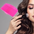 thumbnail image 2 of Unique Bargains 1Pc Square Makeup Sponge Brush Cleaner for Quickly Cleaning Rose Red, 2 of 5