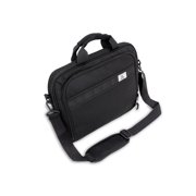 Everest 766PU-BK Unisex Slim Briefcase Polyester, Black