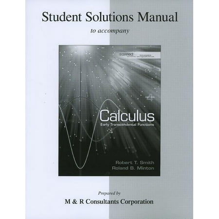 UPC: 9780077235901 | Calculus: Early Transcendental Functions : Student Solutions Manual (Edition 4) (Paperback)