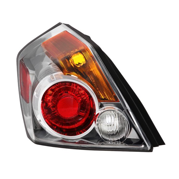 Xtune Tail Light Assembly 9032059 Uses Stock Bulbs; Red/Clear Lens; Black Housing; Single