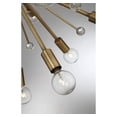 thumbnail image 7 of Galea 24-Light Chandelier in Warm Brass, 7 of 7