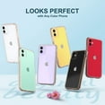 thumbnail image 4 of ULAK iPhone 11 Case, Cute Slim Shockproof Bumper Phone Case for Apple iPhone 11 6.1 inch for Women Girls, Clear Pink, 4 of 9