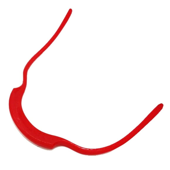 Herramienta para forma a la barba Suministros de peluquero Zulema Plantilla moldeadora de barba Rojo