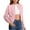 Pink, variant on Women's Lightweight Sweater Cardigans Long Sleeve Crewneck Cropped Sweater Jacket Cotton Knit Button Up Soft Tops (S, Pink)