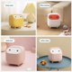 thumbnail image 3 of Cute Mini Ninja Desktop Trash Can with Lid Small Trash Can Office Plastic Garbage Can for Bathroom Vanity, Desktop, Office or Coffee Table (Green), 3 of 5