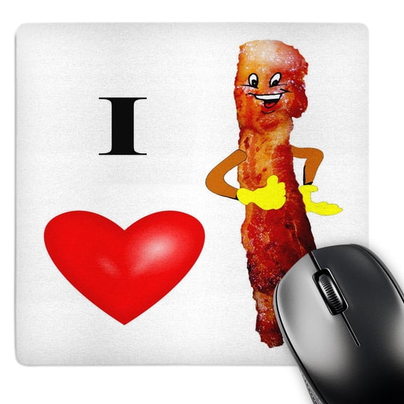 3dRose, I Love Bacon, MousePad