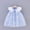 Blue, variant on Nrmvnmi Toddler Baby Girls Sleeveless Sunflower Embroidery Tulle Princess Dress Birthday Party Dresses Sundress