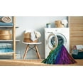 thumbnail image 2 of Ahgly Company Machine Washable Indoor Rectangle Transitional Fall Forest Green Area Rugs, 2' x 3', 2 of 7