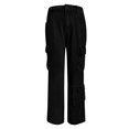 thumbnail image 2 of Jeans Women Women's Washed Multi Pockets Design Long Casual Denim Cargo Pant Pants for Women Black XXL, 2 of 5