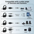 thumbnail image 6 of Soifcik Gaming Headset for PC, PS5, Xbox Series X/S & Switch, Wired Over-Ear Headphones with Noise Cancelling Flip-to-Mute Mic, 7.1 Surround Sound, Lightweight, Black,Gamer Gifts, 6 of 10