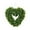 B, variant on Artificial Green Leaves Wreath for Front Door Heart Shaped Simulation Garland Shell Grass Boxwood Wreath for Home Wall Window Farmhouse Hanging Decoration(A)