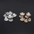 thumbnail image 4 of 50 Pieces Brooch Base Portable DIY Crafting Brooches Jewellery Base Findings Assortment Mesh Disk Shell Assorted Kit Handicraft Accessories Silver, 4 of 9