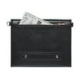 thumbnail image 6 of Allytech Handbag Case for iPad 9/8/7 Gen 2021/2020/2019 with Card Slots Zipper Pocket Kicktand Function Crossbody Shoulder Strap Handstrap Phone Bag Case for iPad 10.2 2021/2020/2019,Black, 6 of 8