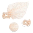 thumbnail image 3 of Unique Bargains 1 Pc Fashion Dots Hair Scrunchies Hair Ties Beige, Orange, 3 of 5