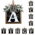 thumbnail image 1 of Décorations de Porte d'Entrée Signe de Couronne d'Alphabet Décoration Suspendue Extérieure 11.8"*11.8", 1 of 3
