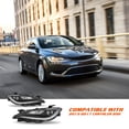thumbnail image 3 of For 2015-2017 Chrysler 200 Chrome w/ LED DRL Halogen Headlights Pair Left+Right, 3 of 6