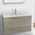 thumbnail image 5 of Nameeks ACF ANS34-Larch Canapa New Space 40" Wall Mounted Single Basin Vanity Set - Larch, 5 of 7